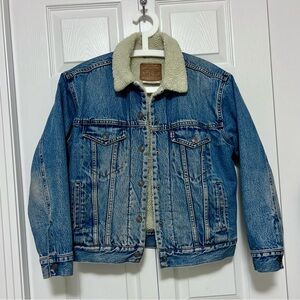 Levi’s Denim Sherpa Jacket